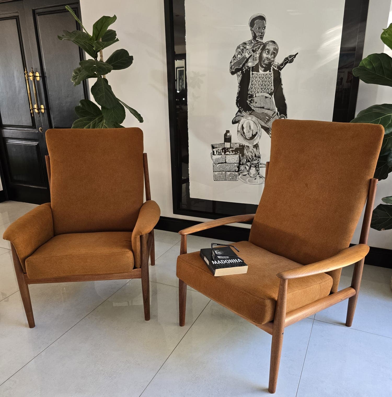 Mid-century modern interior